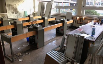 Modernisierung der Chemieräume in vollem Gange!