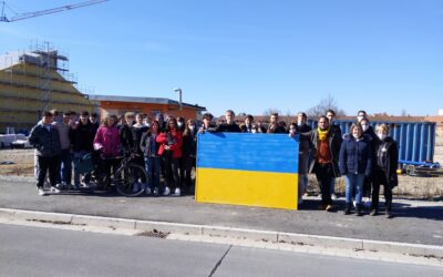 Schüler*innen des DG im Einsatz für Ukraine-Hilfe