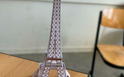 Die Klasse 8d auf den Spuren von Gustave Eiffel