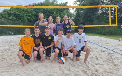 1. und 2. Platz für das DG beim Future Class Vorrundenturnier im Beachvolleyball
