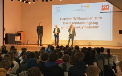 Berufsinformationstag für die 12. Jahrgangsstufe von DG und CG in Zusammenarbeit mit den Rotary-Clubs und Inner Wheel Bamberg