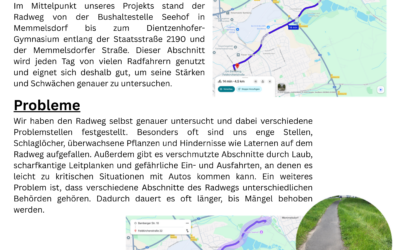 Mit dem Rad zur Schule – gesund und umweltfreundlich, aber auch sicher?